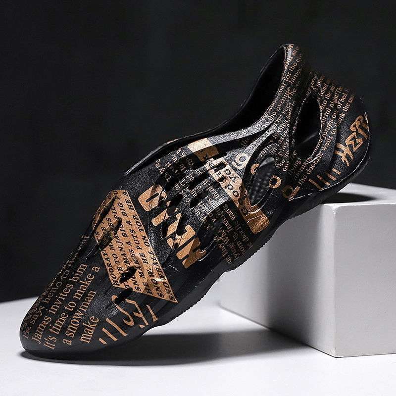 Cezun Sandals Men's 2025 New Summer Trend Casual Sports Dad Shoes Wear Beach Hole Shoes Men