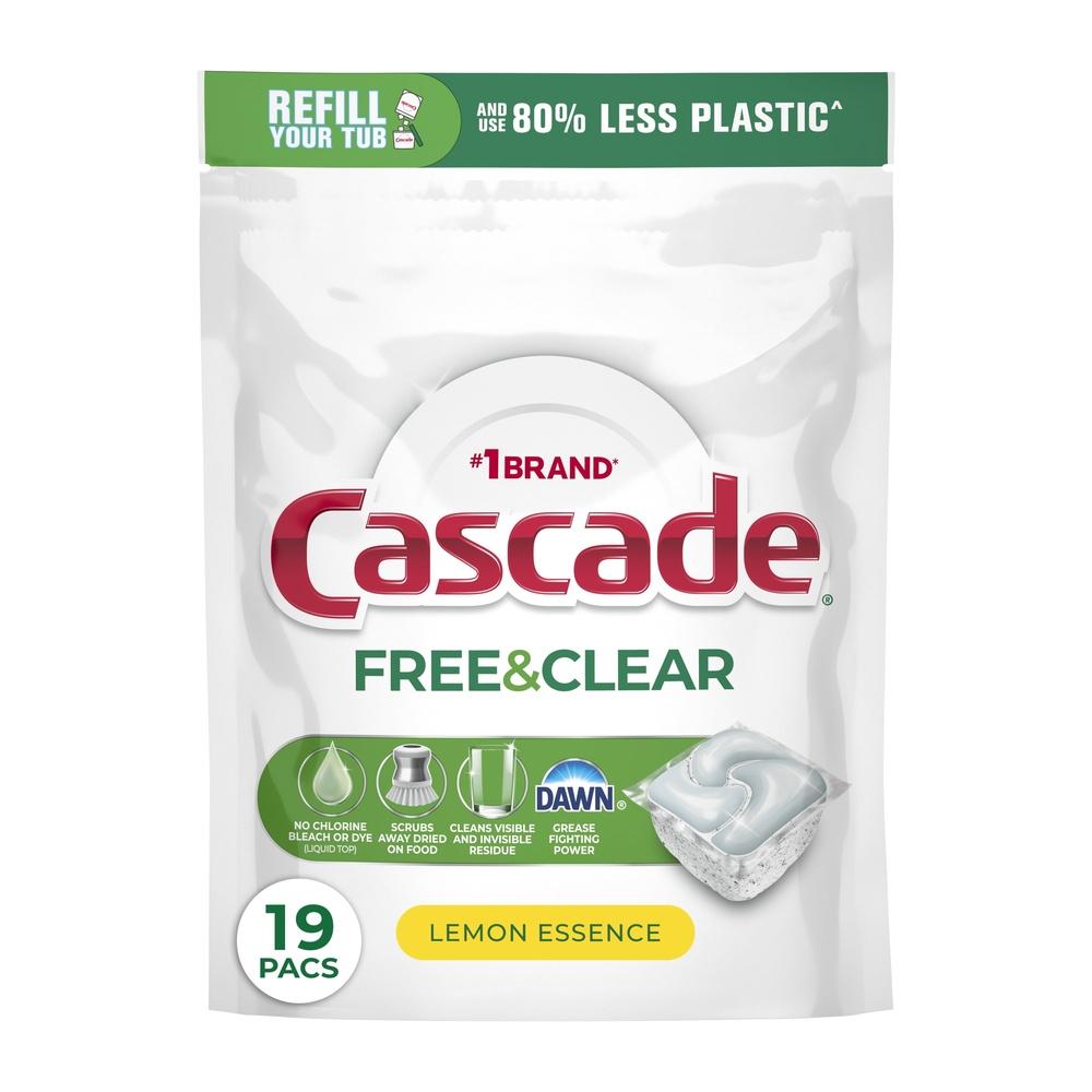 

Бесплатные прозрачные капсулы для посудомоечной машины Лимон 19 штук Моющее средство для посудомоечной машины ActionPac Ферменты для борьбы с жиром Не содержат хлора и фосфатов United States