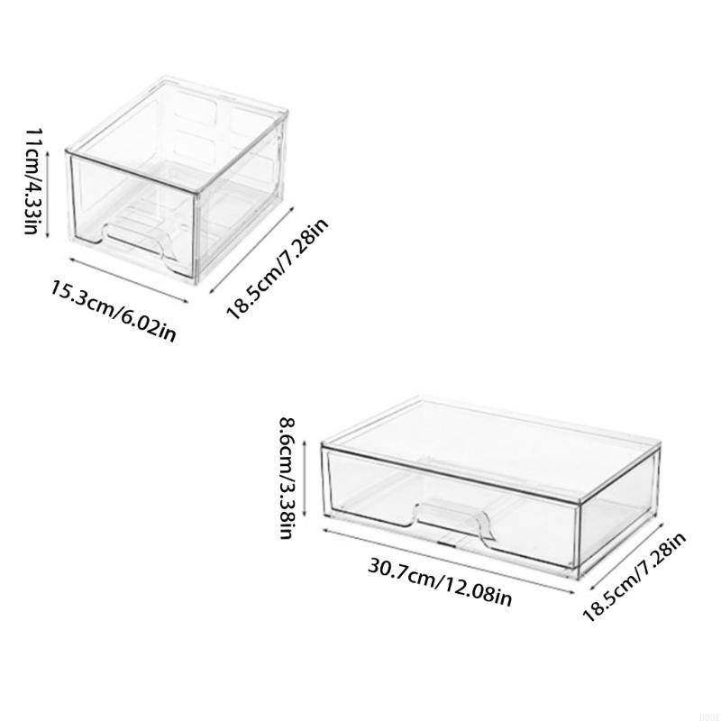 Plastic Storage Bin For Laundry Detergent Tablets And Trash Bags Featuring Clear View Panel And Separate Sections Design B03E