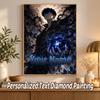 Solo Leveling Custom Name Text 5D Diamond Painting Kit DIY Full Drill Diamond Art Decoration
