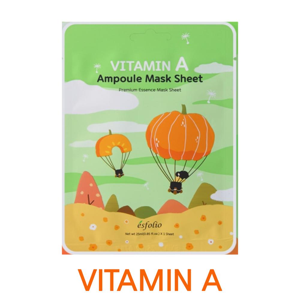 [esfolio] Vitamin Mask Pack 4 Types *10 sheet