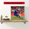 Messi Customize Your Name Diamond Painting Round Diamond Diy Frameless Holiday Artwork Suitable For Home Office Wall Decoration