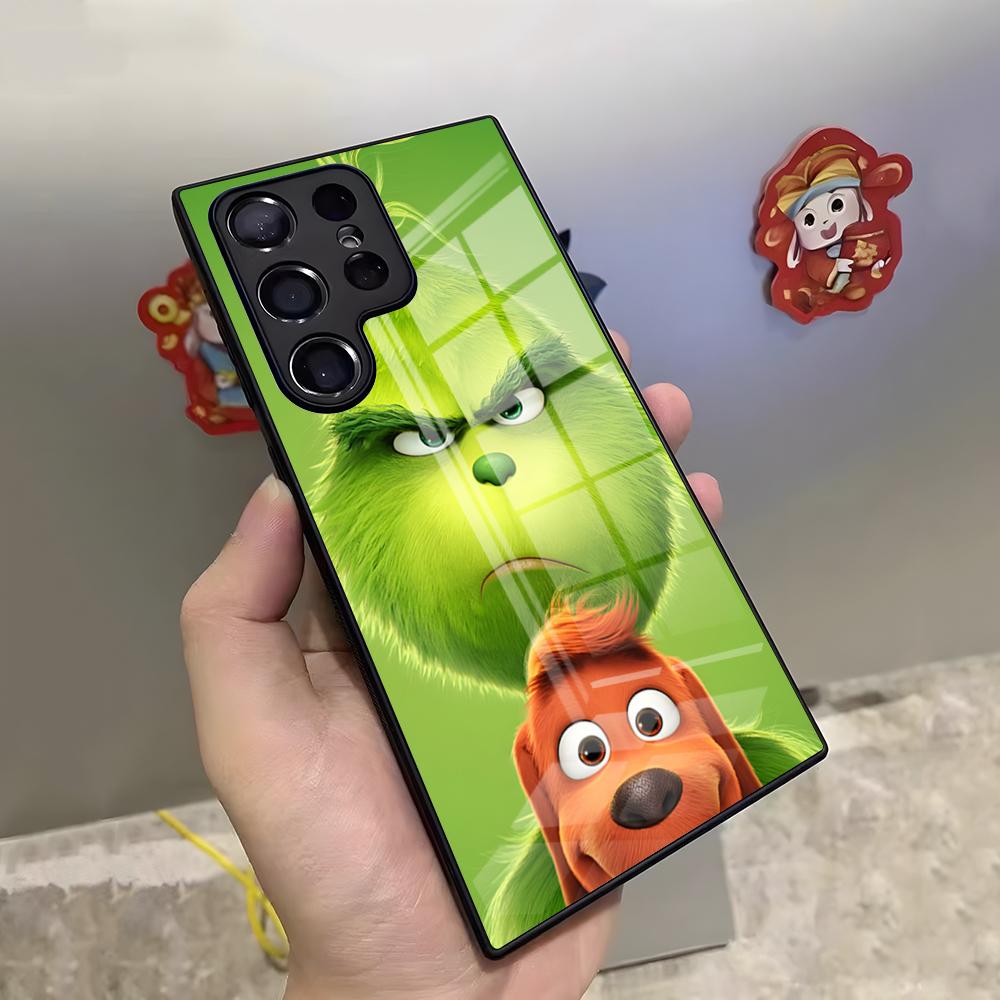Merry Christmas Phone Case For Samsung S25 S24 Ultra S23 S22 S20 Fe S21 Plus A54 A34 A24 A53 A13 A16 Glass Cover