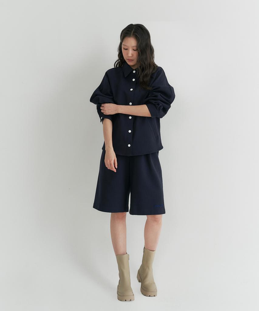 Peulleio French Terry Length Pants_Navy