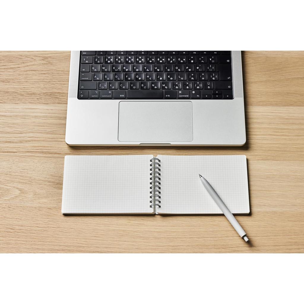 Maruman Note Ring Note Utka Pocket Size 4mm Grid Red N461-01