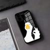 Funny D-DucK Goose Meme Phone Case For IPhone 17 Air 16 E Pro Max 15 14 13 Mini 12 Pro 11 Max Plus Black Glass Cover