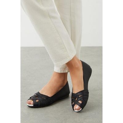 Good For The Sole Womens/Ladies Layla Woven Leather Pumps