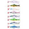 1Pcs 18g/13cm Fishing Lure 3 Segments Crank 3D Eyes Fish Shape Tackle Hook Bait