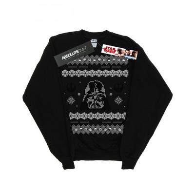 Mens Christmas Darth Vader Fair Isle Sweatshirt