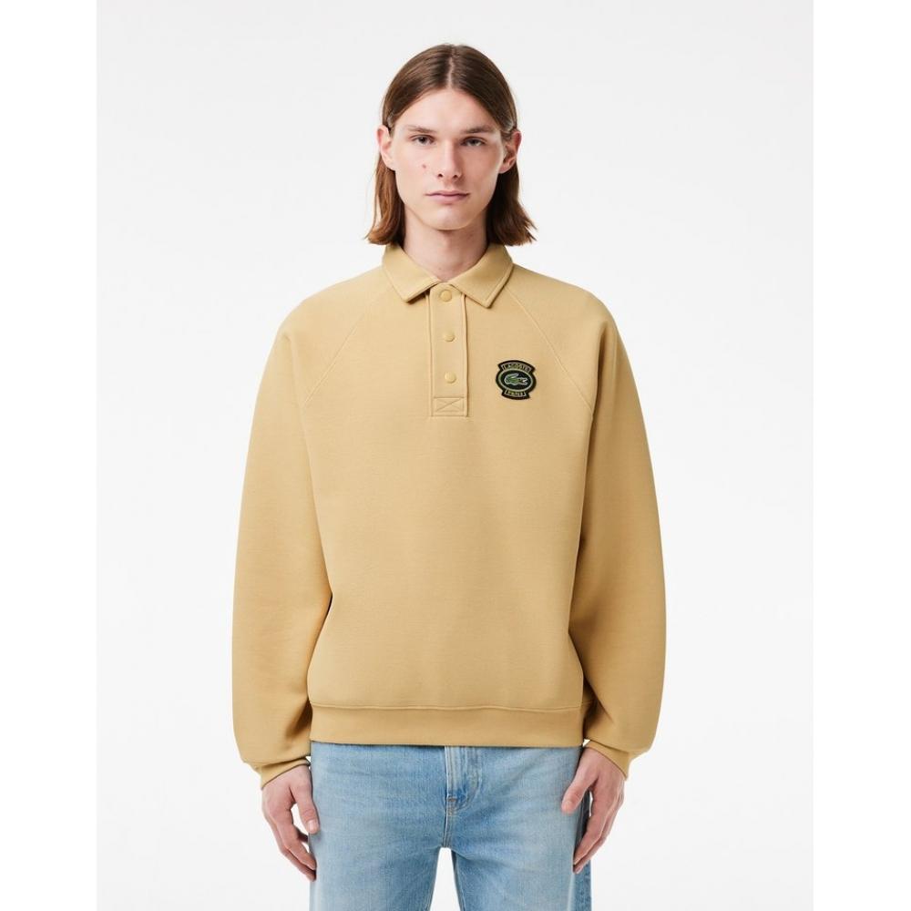 

LacoSte Men S Badge Match Half Zip Polo SweatShirt Sh7881 54g Ixq 004