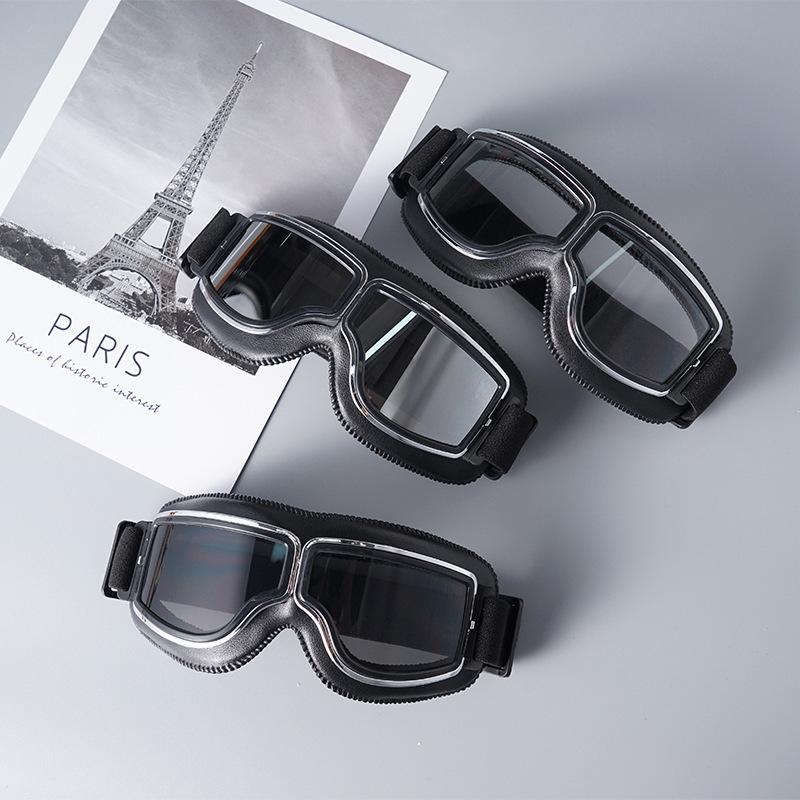 Retro Harley-style helmet goggles, windproof goggles, motorcycle off-road goggles, riding glasses