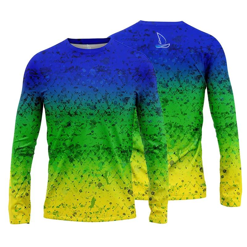 Men's T-shirt Long Sleeve Print T-shirt Loose Fashion Casual Print Tees Top Men's Clothing Oversized Outdoor Pullover