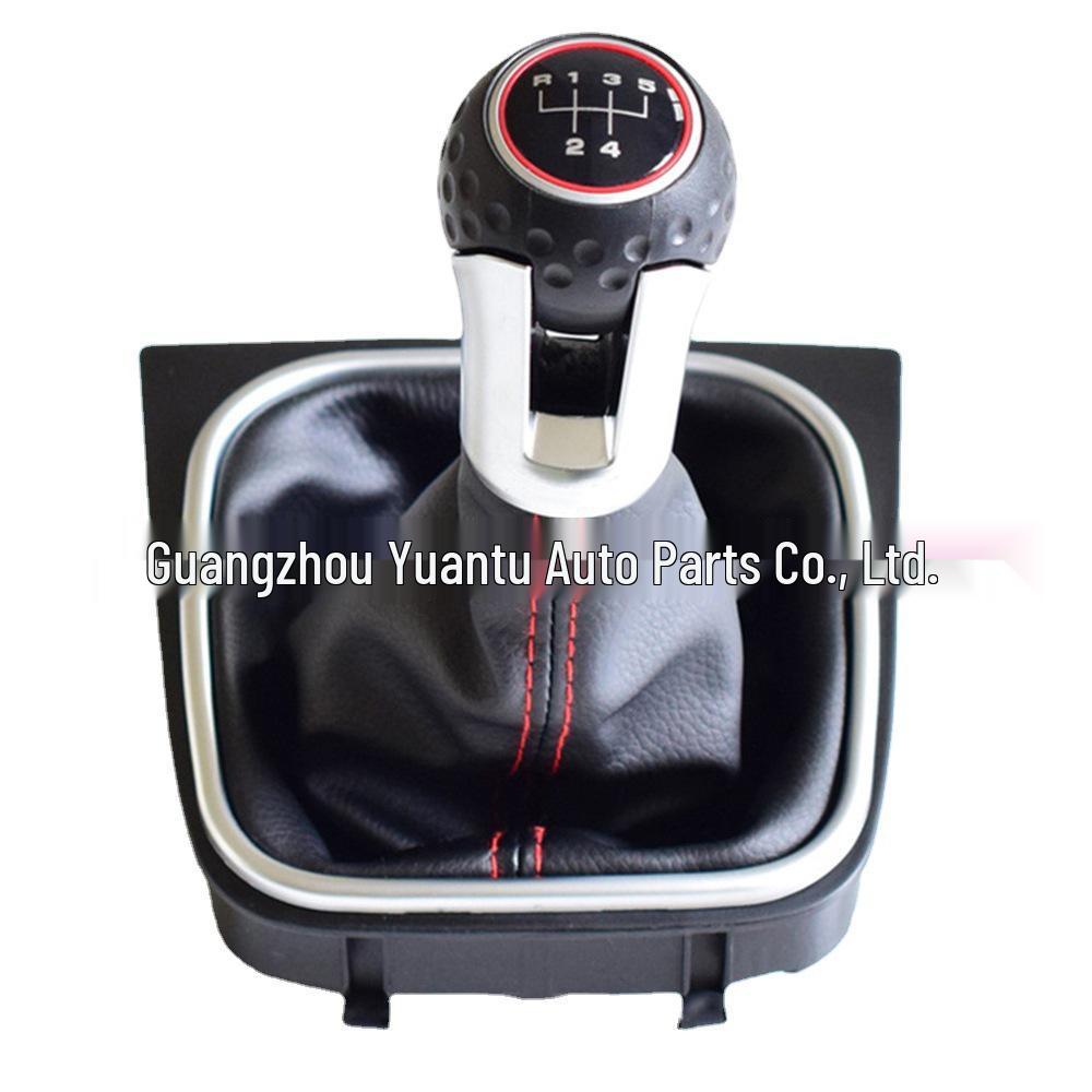 Compatible Gear Shift Knob for Volkswagen Golf 5/6 Jetta MK5/MK6 - Red Line Design