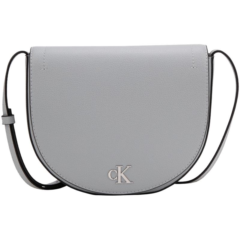 

Calvin Klein Fashionable Elegant Commuter Niche Metal Letter Flap Shoulder Saddle Bag Women Shoulder Bag Urban-Gray DH3634-CI1 CI1-Urban Gray,Basic Set (Bag)