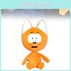 Adorable Kote Kitty Plush Cat Doll Soft Cartoon Toy For Kids In Vibrant Orange Color