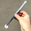 12'' 30cm Home Medical Garden Kitchen BBQ Tool DIY Toothed Tweezer Long Barbecue Food Tong Straight Tweezer Stainless Steel