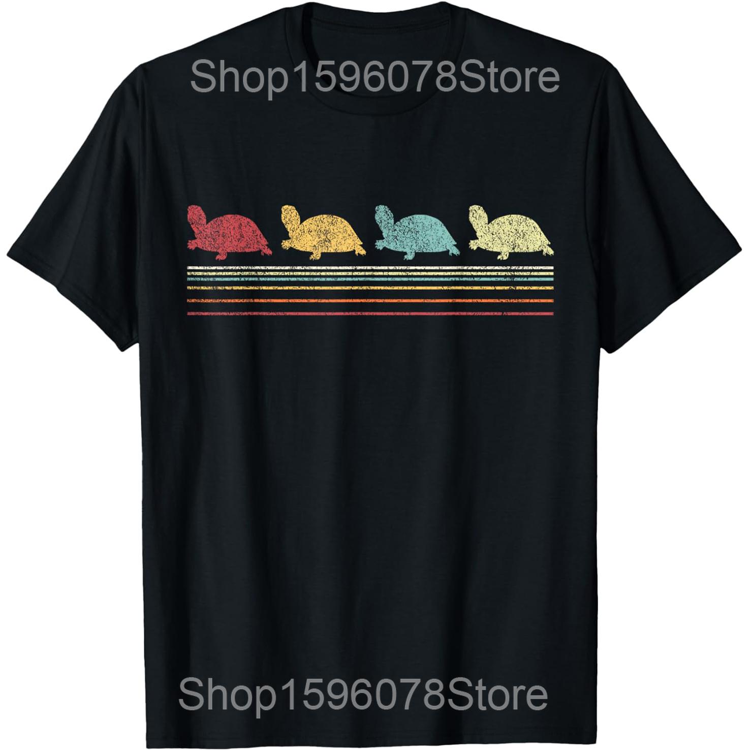 

Cool Sea Turtle Animal Graphic T Shirts Men Women Cotton Humor Streetwear Tee Shirt Short Sleeve Unisex Loose Clothing S