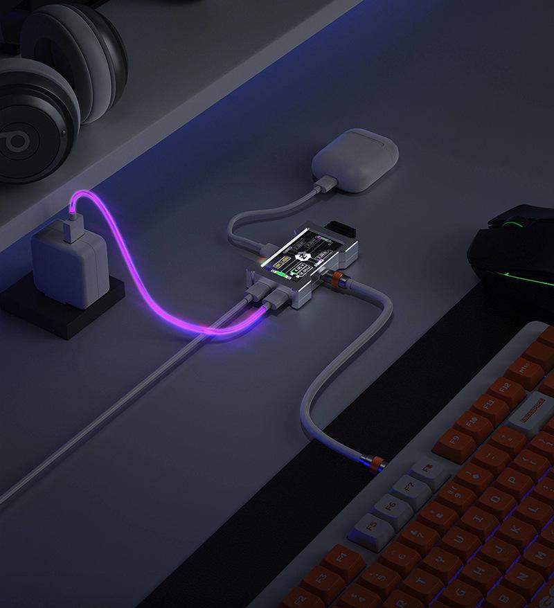 HMHUB 8K Aviation Plug Desktop Accessory - Trendy Pro Version for WootingV2 Compatibility