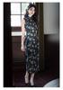 2026 Summer Slimming Floral Cheongsam Dress - Retro Chinese Style Sleeveless Design for Women