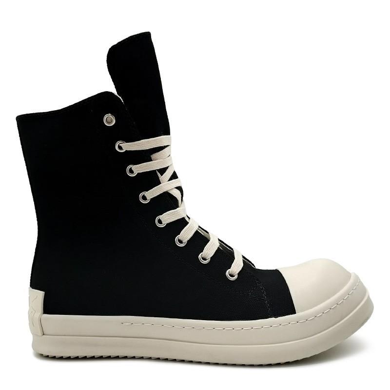 Casual Women and Mens Canvas Short Ankle Boots Autumn Spring Designer Top Quality New Leisure Shoes Sapatos High Top