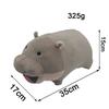 Moo Deng Plush Toy Cute Dwarf Hippo Stuffed Animal Laughing Face Soft Cuddly Gift for Kids