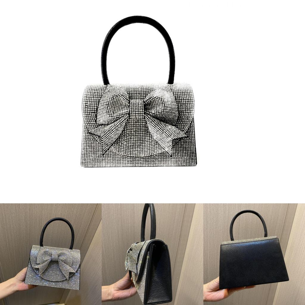 New Cross-border European And American Light Luxury Rhinestone Handbag Bridal Wedding Dress Evening Banquet Evening Bag
