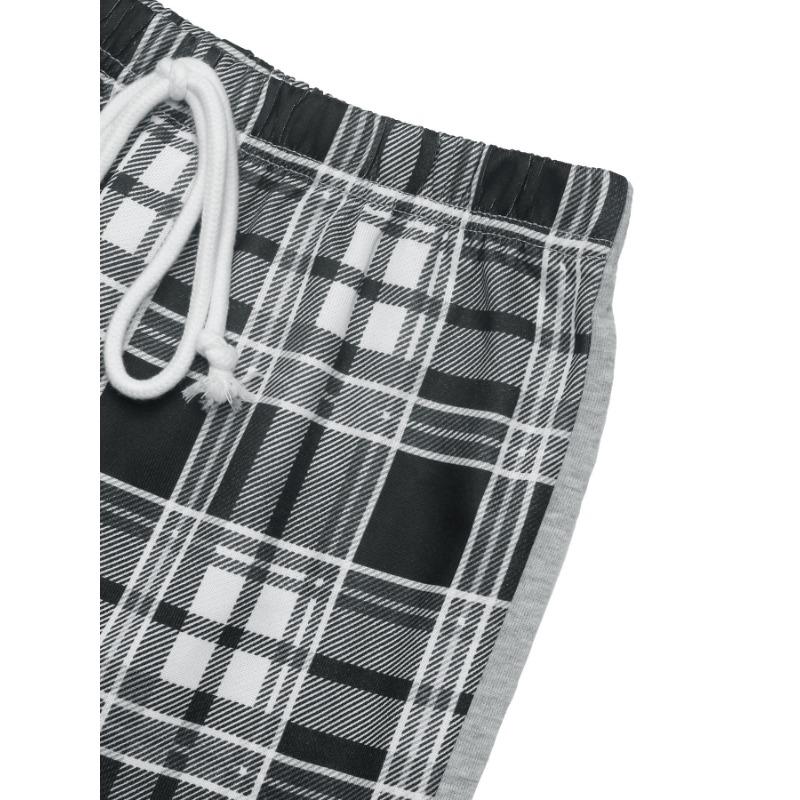 YYFS Women's Fashion Casual Plaid Print High Waist Trousers Pants & Capris