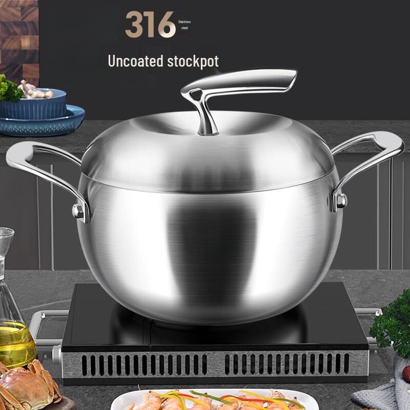 Sule 316 Stainless Steel Non-stick Steamer Soup Pot