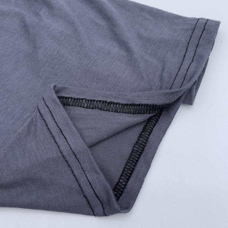 Хлопковые трикотажные шапочки под хиджаб с отверстием для уха хаки — фото 7