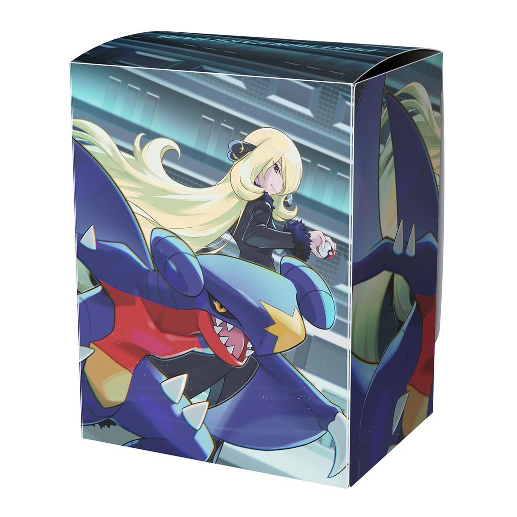 POKEMON Center Original Pokemon Card Game Deck Case Cynthia & Garchomp