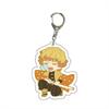 Anime Demon Slayer doll toy Kimetsu No Yaiba Blade of Ghost Keychain Acrylic Pendant Car Key Chain Fans kids Xmas Gift Jewelry