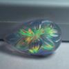 Lab-Created Opal Loose Gemstone Pear Cut 9.65 ct Multi-Color Boulder October Birthday Birthstone