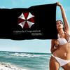 R-resident E-evil Umbrella Us TroopsS Microfiber Printed Beach Towel Mountain Climbing Beach Swimming Absorbent Soft Towel