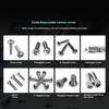 Professional Multiple Bit Steel Screwdriver Kit Magnetic Tip Design for Precise Phone Computer Maintenance DIY Projects