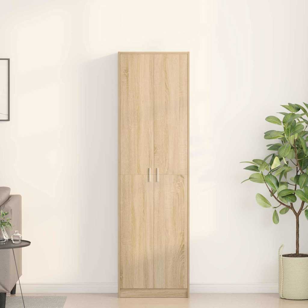 Wardrobe Sonoma Oak 55 x 25 x 189 cm Particleboard