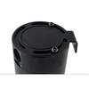 Baffled Oil Catch Can Tank 2-Port Universal 3/8" Npt Inlet Outlet