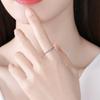 925 Silver Rings For Women Love Heart Crown Wishbone Engagement Wedding Ring Jewelry Gift
