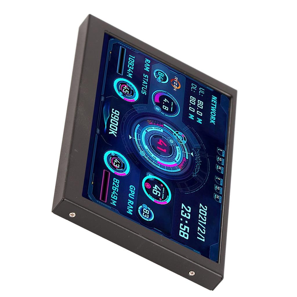 PC CPU Data Monitor 5in IPS USB C TYPE C for PC Temperature Display Screen PC CPU GPU RAM Data Monitor