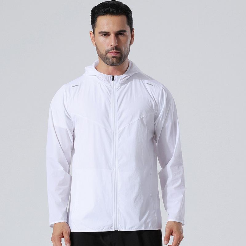 Унисекс hooded кардиган Осень-Зима Спортивная куртка с длинным рукавом эластичная 2X-Large белый 2150₽