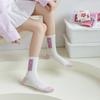 2023 Korean  Sweet Woman Socks Cute Love Square Funny Socks Street Hip Hop Skateboarding Happy Socks