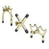 3PCS Pool Bridge Head Reusable Aluminium Alloy Billiard Cue Bridge Head for Billiard Pool Cue Stick