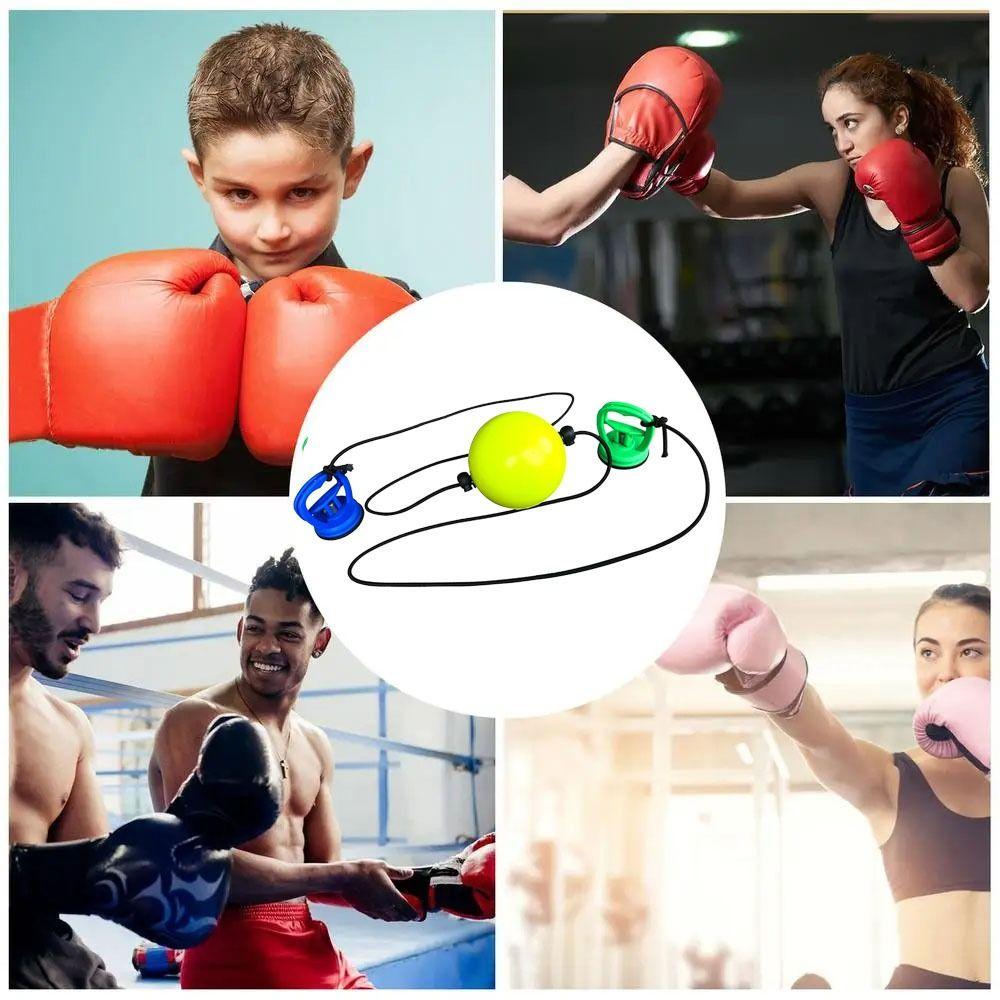 Suction Cup Boxing Reflex Ball Set Easy To Install Boxing Fight Ball  Kickboxing