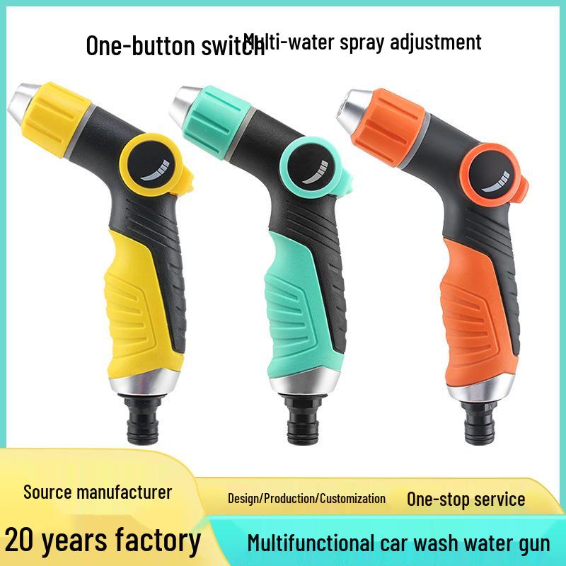 Multifunctional High-Pressure Water Spray Gun for Garden, Floor, and Car Cleaning