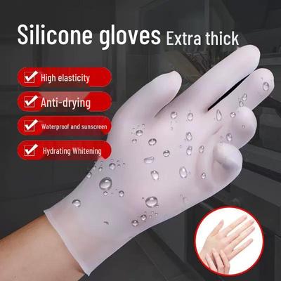 Silikonowy Zestaw Masek Nawilżających do Rąk i Stóp - Wielokrotnego Użytku Zabieg Beauty Spa