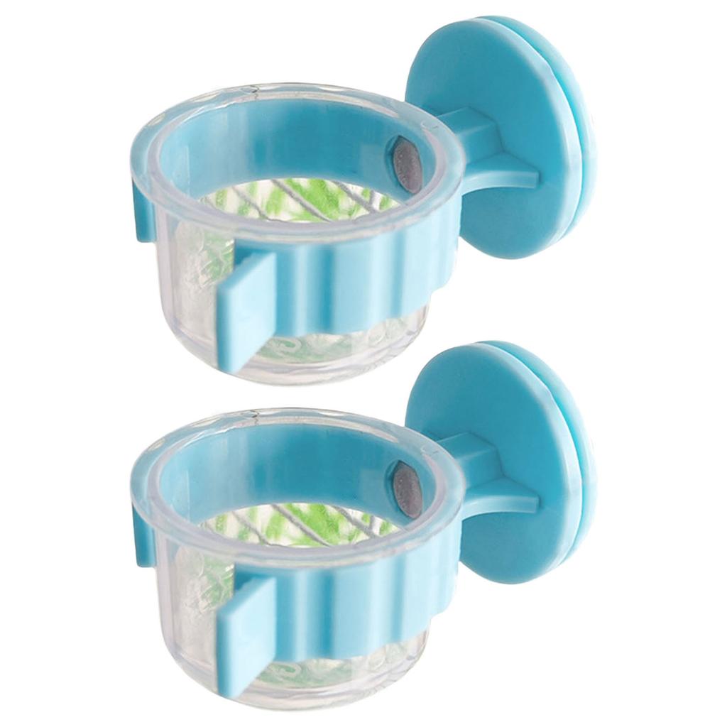 2 Piezas Duraderos Cuencos para Pájaros de PET Taza para Alimentar con Clips Para Cacatúas Periquitos Guacamayos Pinzones Agapornis Animales Pequeños