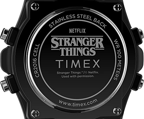TIMEX TW2V51000 Unisex Watch, Netflix & Stranger Things Collaboration Model, Quartz Movement with Indiglo® Night Light [Parallel Import]