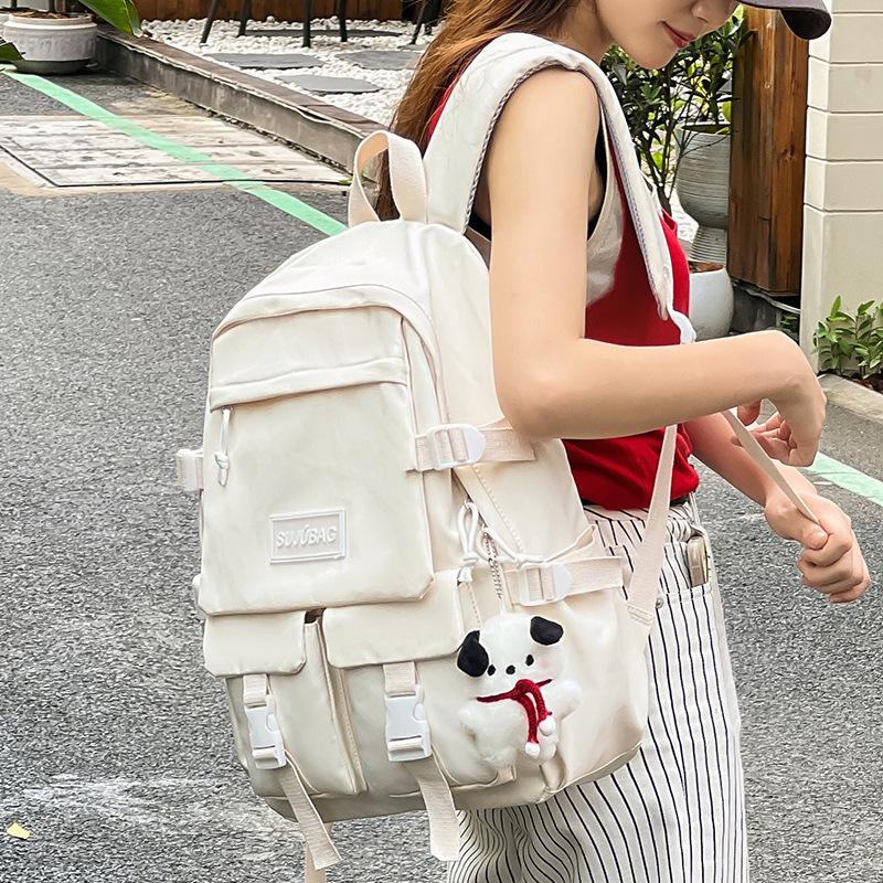 School bag Elementary school girl Junior high school student High school student College student Multi-pocket backpack Male backpack