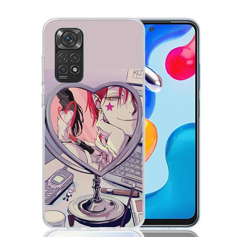 Huner X-Hunters Hisoka Phone Case For Xiaomi Redmi Note 15 14 13 12S 12 Pro Plus 11S 11E 11 11T 10S 10 Art Soft Pattern Cover Re