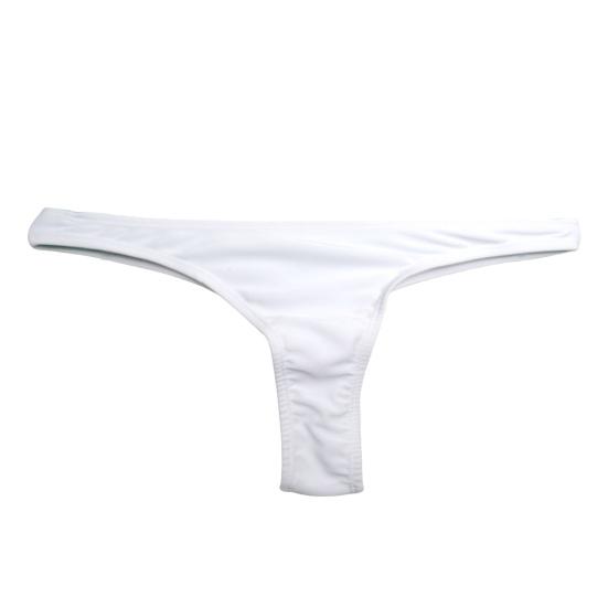 Slip bikini sfacciato da donna, perizoma a vita bassa, slip Rave, costume da bagno a taglio medio