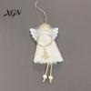 Soft Plush Home Decor Christmas Tree Angel Doll Ornament, Cute Small Handmade Pendant for Thanksgiving Day Gifts, Holiday Party Hanging